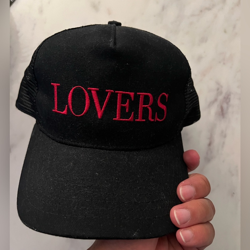 Amiri “Lovers” Trucker Embroidered Hat